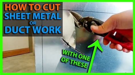 how to cut a hole in sheet metal duct|duct specifications sheet metal.